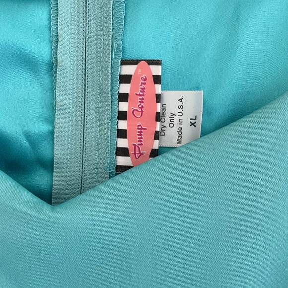 Pinup Couture Laura Byrnes Tiffany Blue dress - Picture 3 of 6